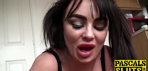  Dark haired milf gets the hardest fuck session of a lifetime